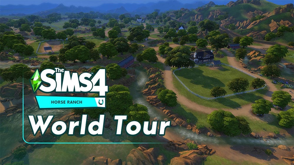 Guía de la expansión de rancho de caballos de Los Sims 4 El mapa de Rancho de Caballos en Los Sims 4