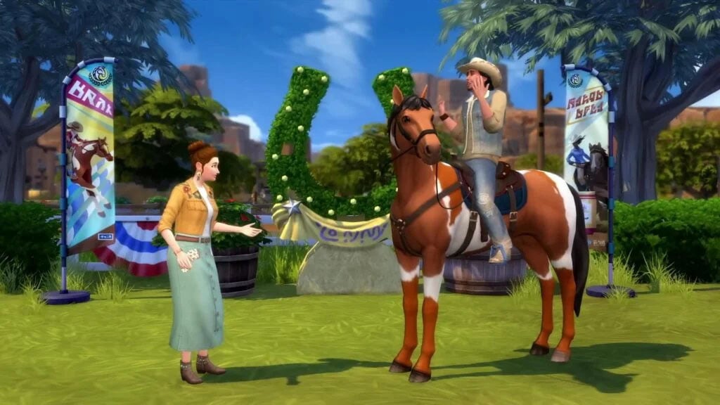 Guía de la expansión de rancho de caballos de Los Sims 4 Comerciando un caballo en Los Sims 4